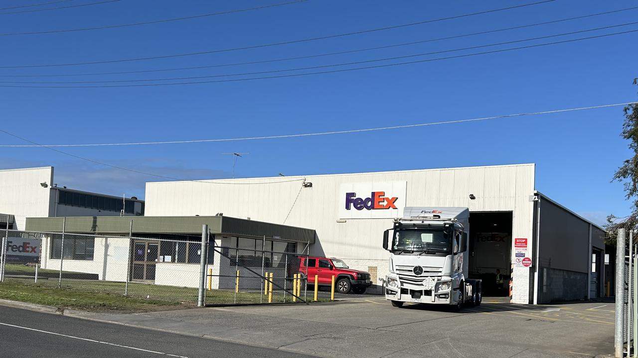 A man has been injured in a work accident at FedEx. Picture: Brad Fleet