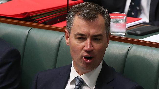 Michael Keenan in question time. Picture: Kym Smith