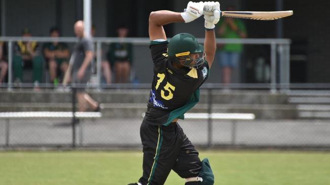 VSDCA 2024-25: Patel peeled off seven sixes on Saturday. Picture: Supplied