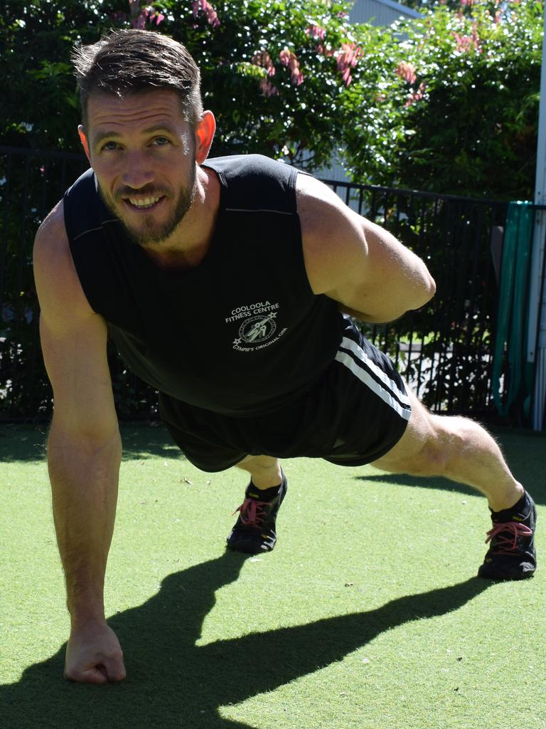 Cooloola Coast Fitness Centre owner and head trainer Matt Stallmann has a 21 day program which uses your body weight or even everyday object such as a backpack filled with any object from the house for extra weight.