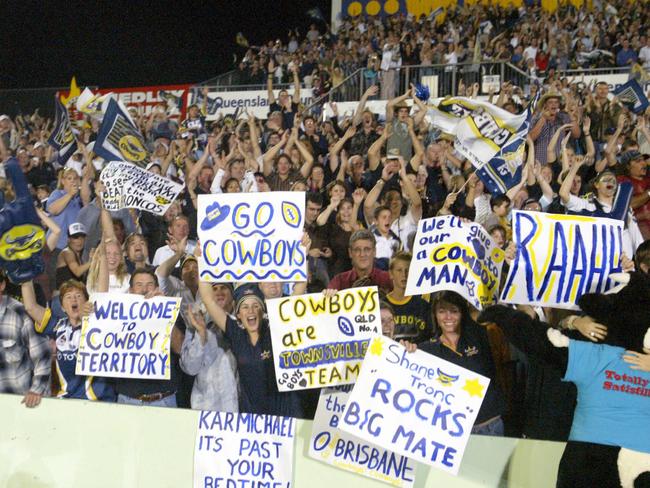 North Queensland Cowboys v Brisbane Broncos at Dairy Farmers Stadium,Townsville. Picture: Mark Evans