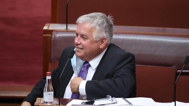 Rex Patrick issued the scathing attack in the Senate on Tuesday. Picture: NCA Newswire/Gary Ramage