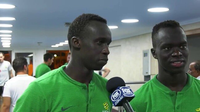 Childhood mates, South Sudanese refugees, and Socceroos debutants (Fox football)