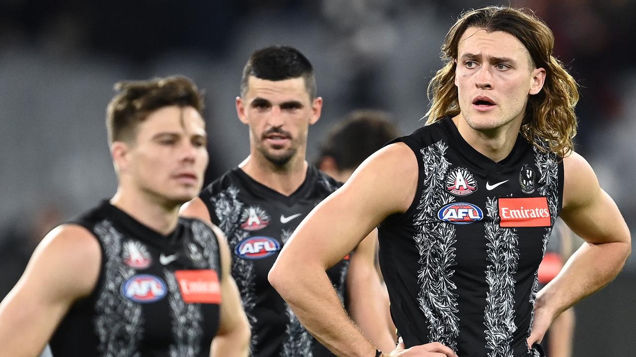 Darcy Moore has been moved forward after a brilliant start to the year as a defender. Picture: Getty Images