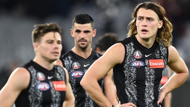 Darcy Moore has been moved forward after a brilliant start to the year as a defender. Picture: Getty Images