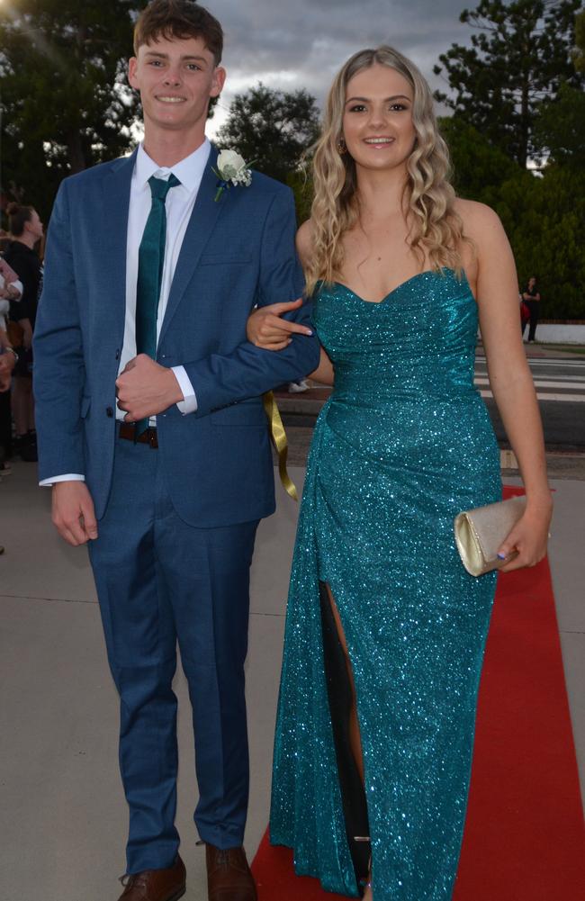 Ronan Brady and Hannah Hamilton at Assumption College's year 12 formal on April 22, 2025. Photo: Jessica Klein