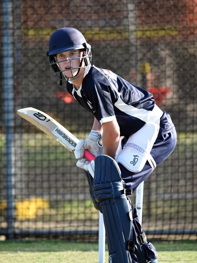 Henry Melville has been on fire for Geelong Grammar in the APS cricket competition this season.