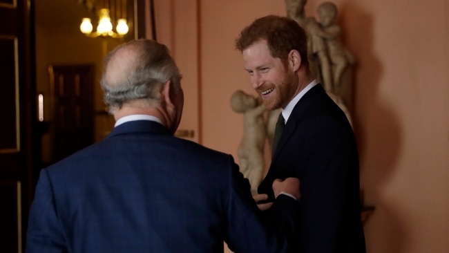 Prince Charles and Prince Harry's meeting ended up being "very brief", according to a source. Picture: Getty Images