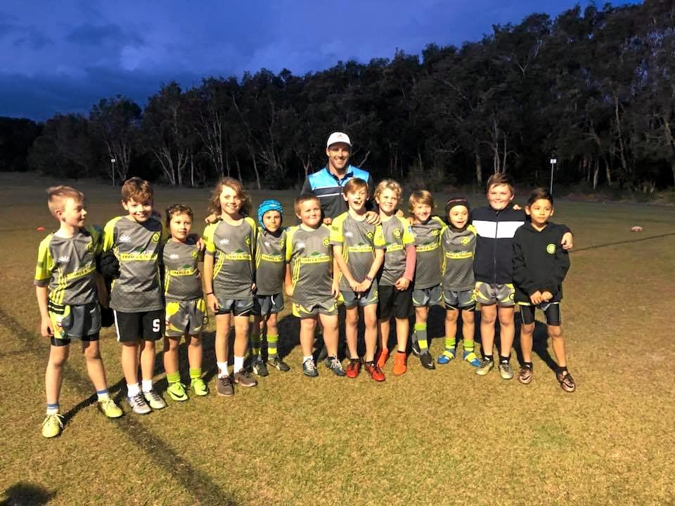 Michael Gordon visits Tweed Coast Raiders JRL.