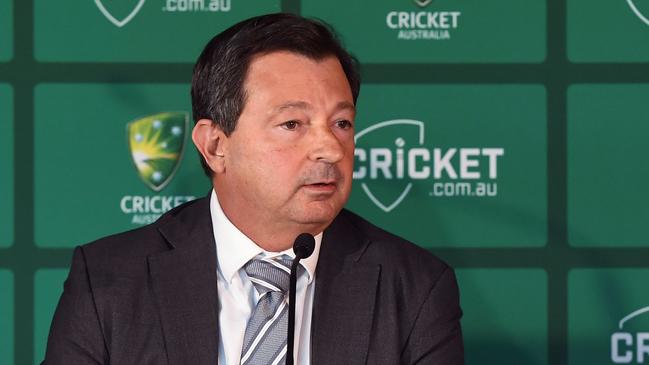 Cricket Australia chairman David Peever. Picture: AFP