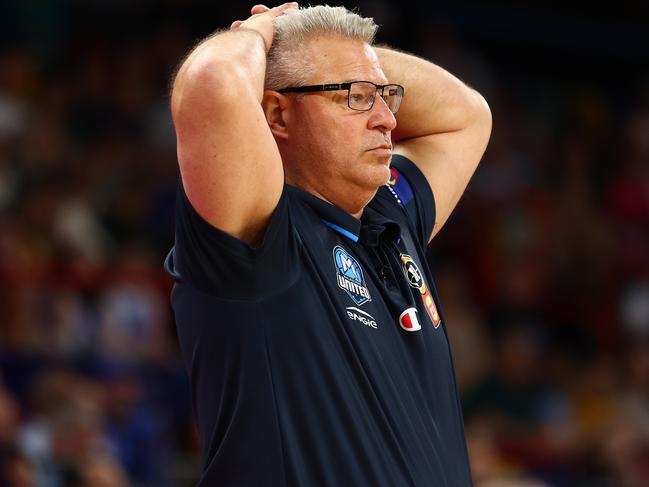 Dean Vickerman agreed with his counterpart Justin Schueller that the final minutes could be played without broadcast or statistics. Picture: Chris Hyde/Getty Images