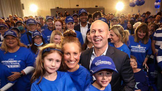 Federal Treasurer and Member for Kooyong Josh Frydenberg launches his campaign. Picture: Ian Currie