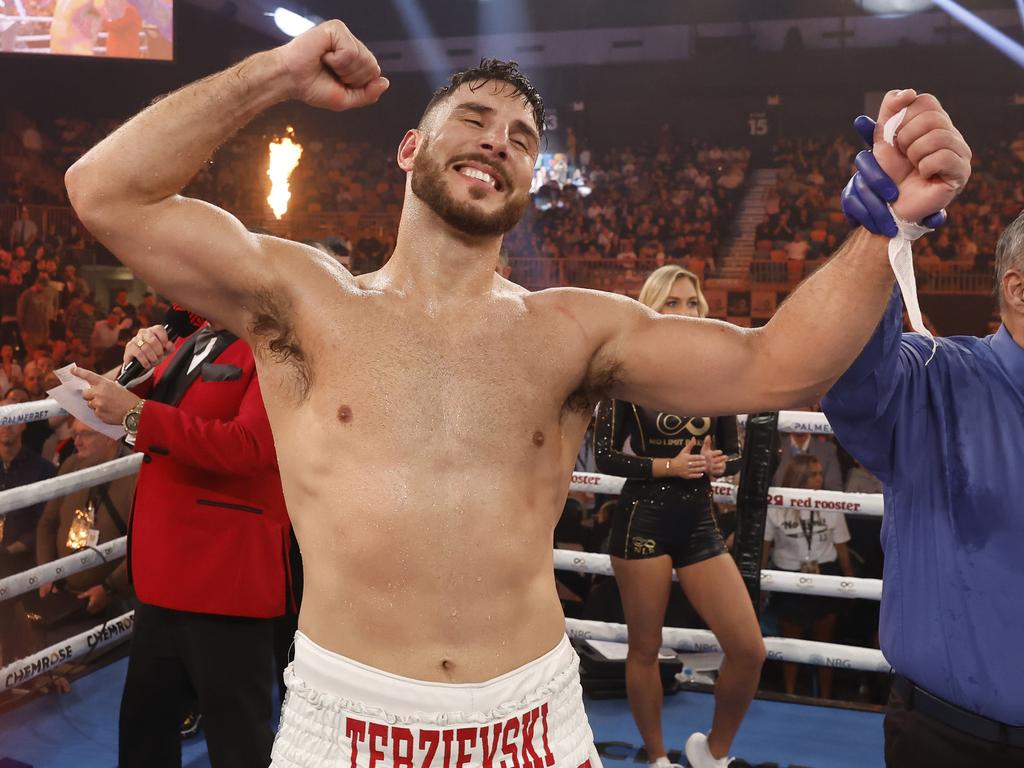 A spokesman for Pedro’s promoter accused Terzievski of running scared, withdrawing from the much-anticipated fight on the morning of. Picture: Mark Evans/Getty Images