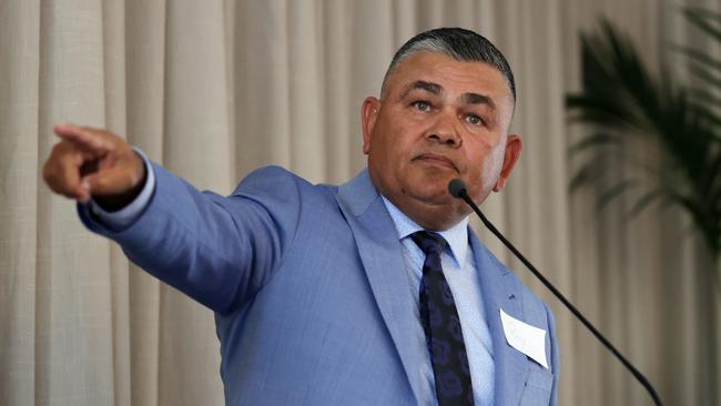 Acting CEO of the Forster LALC Roy Ah-See speaking at the Orange Local Aboriginal Land Council Truth Telling seminar. Picture: Jane Dempster/The Daily Telegraph.