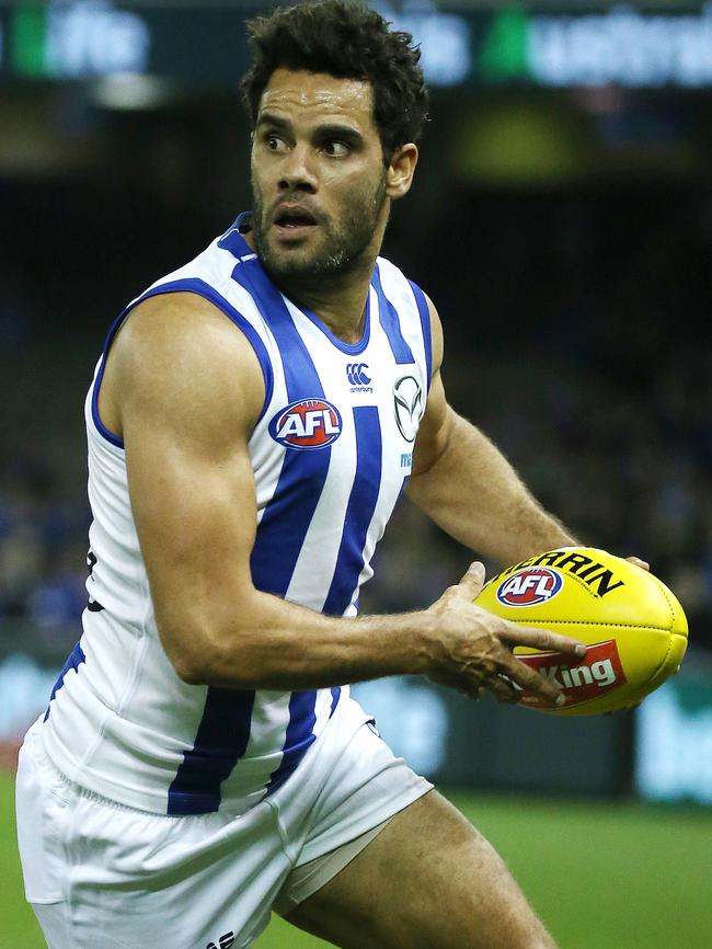 Daniel Wells is expected to leave North Melbourne. Picture: George Salpigtidis