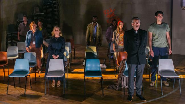 The cast of Light Shining in Buckinghamshire, at Belvoir St Theatre. Picture: Teniola Komolafe