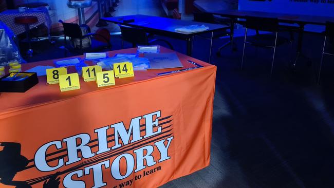 Fancy a foray into the world of forensics? Crime Story is where it’s at, Mr Taylor says. Picture: Supplied.