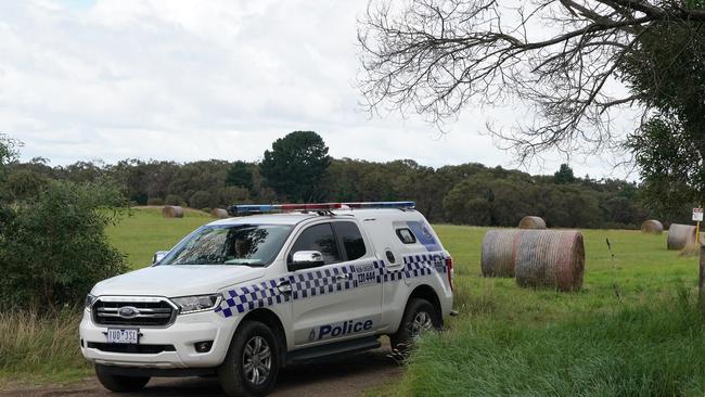 Pikes Road in Tyabb was the scene of a huge investigation. Picture: NCA NewsWire / Luis Enrique Ascui