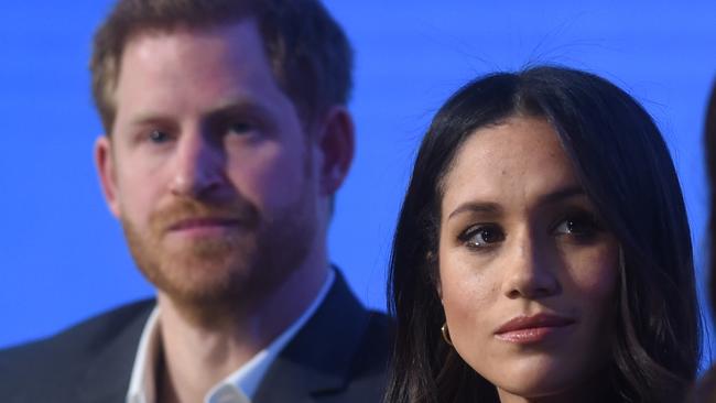 LONDON, ENGLAND - FEBRUARY 28:  Prince Harry, Meghan Markle, Catherine, Duchess of Cambridge and Prince William, Duke of Cambridge (not pictured) attend the first annual Royal Foundation Forum held at Aviva on February 28, 2018 in London, England. Under the theme 'Making a Difference Together', the event will showcase the programmes run or initiated by The Royal Foundation.  (Photo by Eddie Mulholland - WPA Pool/Getty Images)