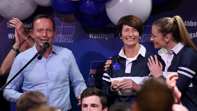 Former Prime Minister and Warringah MP Tony Abbott has conceded defeat to Zali Steggall. Picture: (AAP Image/Bianca De Marchi).