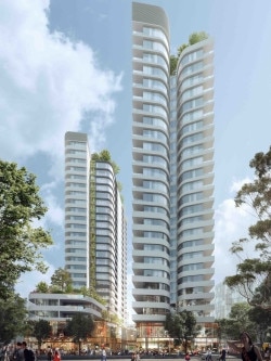 The massive skyscrapers proposed for Campsie.