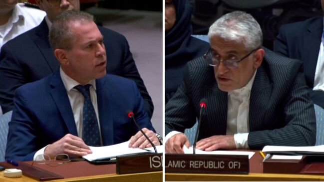 Israel and Iran Trade Barbs at U.N. Security Council After Attacks