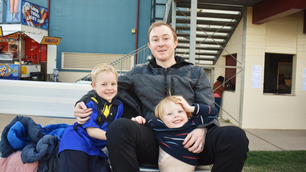 Ethan, David, and Cooper Wruck at the 2023 Gatton Show on Friday, July 21. Picture: Peta McEachern