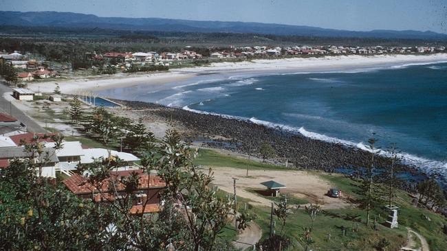 The little Gold Coast village of Burleigh has changed  dramatically over the years. Archival photo. Picture: Facebook.