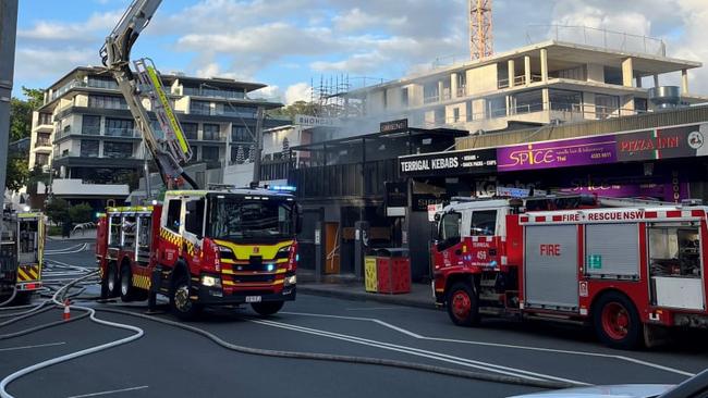 Fire destroys Terrigal nightclub Sirens. Picture: Fire and Rescue NSW