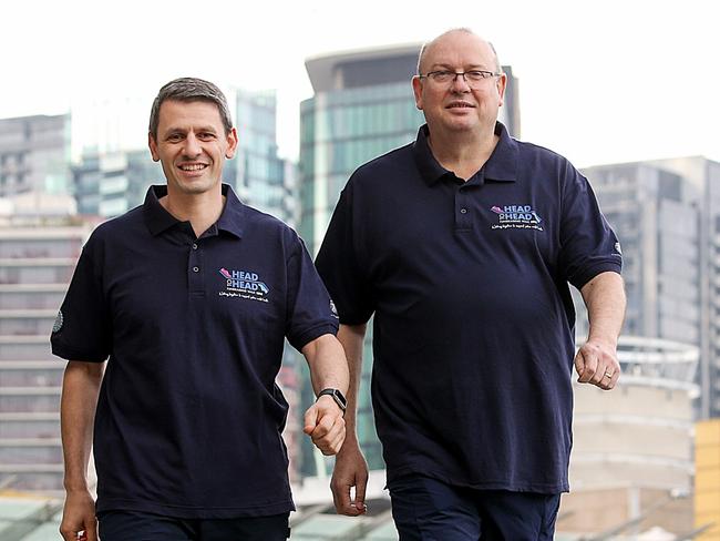 Police Chief Commissioner Graham Ashton and Police Association Secretary Wayne Gatt. Picture: Ian Currie