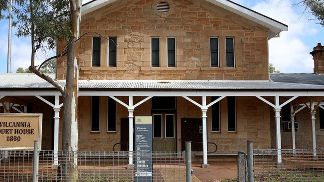 EMBARGOED UNTIL MONDAY FEBRUARY 1 - Feature on Indigenous communities and the struggles they face in the isolated areas they call home, like Wilcannia in the state's far west. The Wilcannia Court House. Picture: Toby Zerna