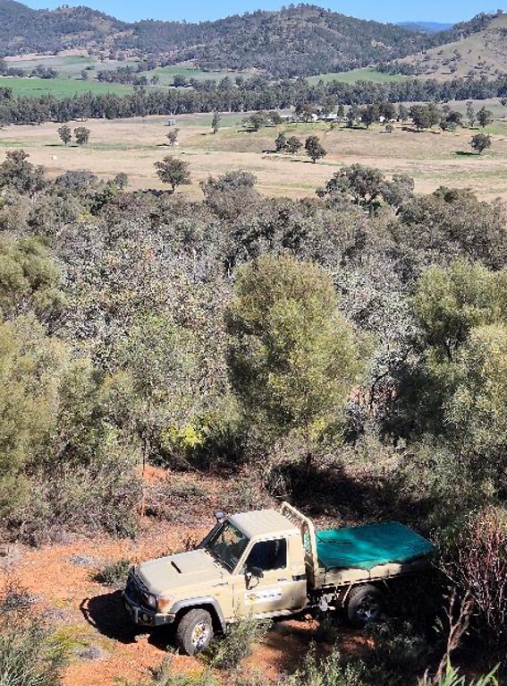 Locations of drill sites at Silica Hill. Pic: Burrendong Minerals