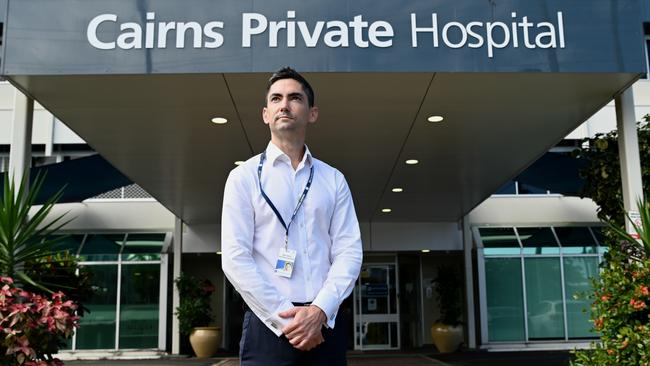 Cairns Private Hospital CEO Ben Tooth said upgrade works would commence in late January. Picture: Isaac McCarthy.