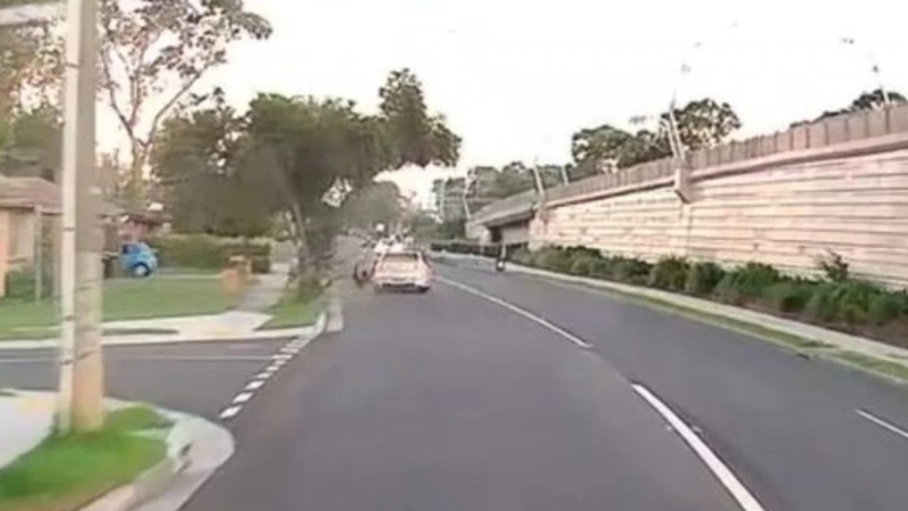 Police released the dashcam vision in the search for the driver. Picture: Victoria Police