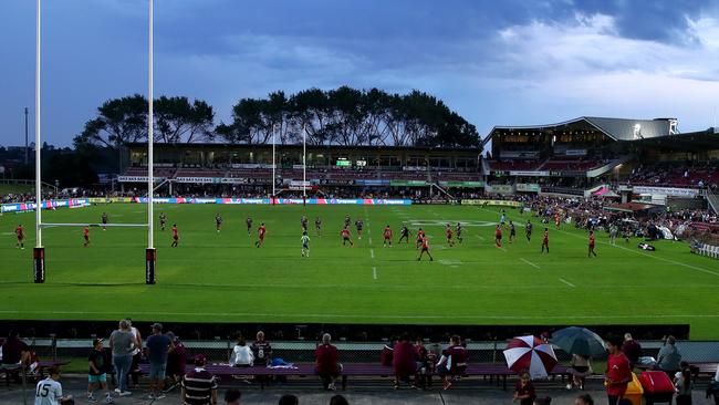 The Brookvale Oval playing surface has been cleared to continue hosting matches. (Photo by Cameron Spencer/Getty Images)