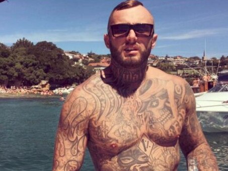 Slain Rebel Bikie Michael Davey, aka “Ruthless”.