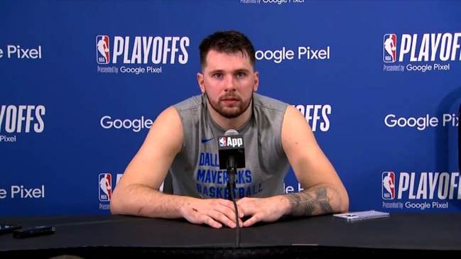 Luka Doncic press conference interrupted by sex noises