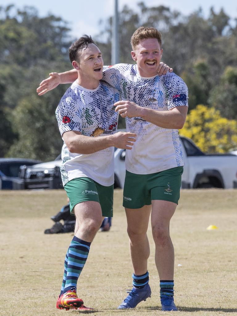 Brett Forte Super 10s Memorial Rugby Challenge. QPS vs The Army. Saturday, August 14, 2021. Picture: Nev Madsen.