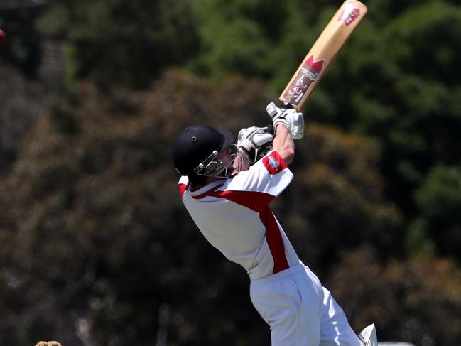 Ben Way in action for Romsey.