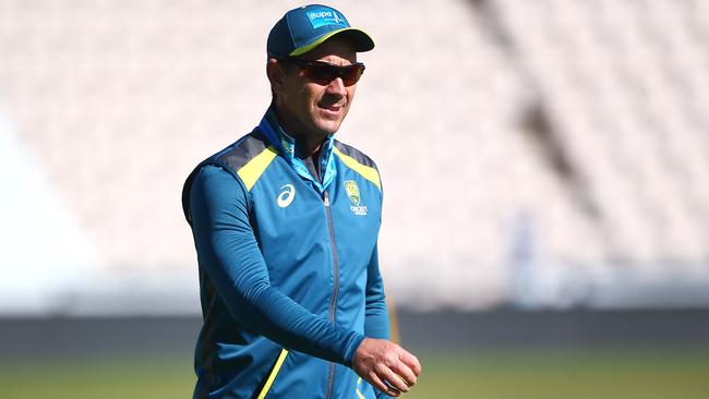 Justin Langer says he wants broadcasters and Cricket Australia to sort out their difference Picture: Getty Images