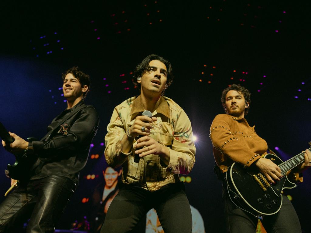 The Jonas Brothers have been in the midst of an American tour. Picture: Miles Leavitt / Supplied