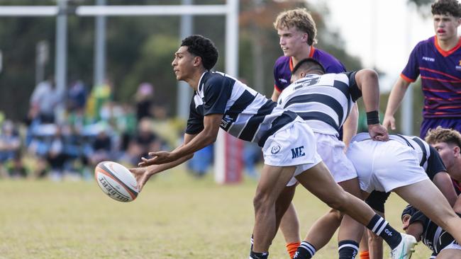 Marley Ngatai of Met East against Sunshine Coast Picture: Kevin Farmer