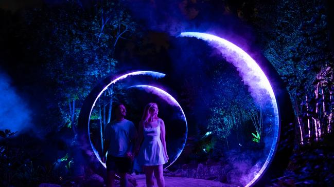 The team behind some of the world’s biggest multimedia productions is unveiling a first-of it’s kind ‘immersive’ after-dark experience on the Gold Coast. Picture: Supplied.