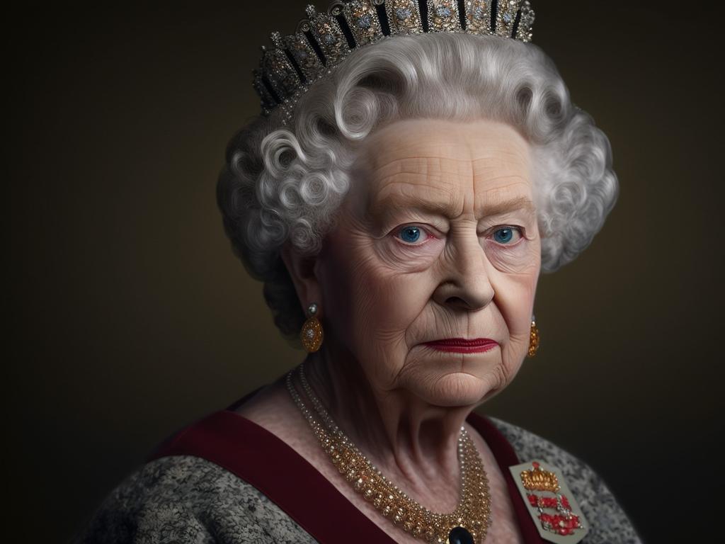 A striking resemblance to The Queen. Picture: Absolutely. AI