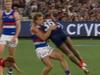 Star’s nasty hit leads to ugly AFL scenes