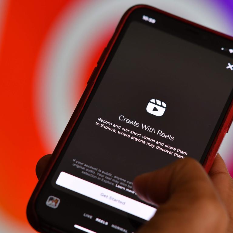 Instagram Reels picks up where Facebook’s abandoned TikTok clone Lasso left off. Picture: Chris Delmas / AFP