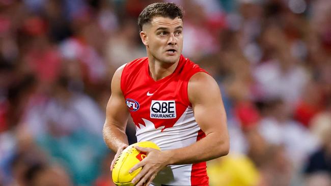 Tom Papley has played in two grand finals with the Swans. Photo by Dylan Burns/AFL Photos via Getty Images