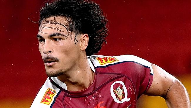 BRISBANE, AUSTRALIA - FEBRUARY 24: Jordan Petaia of the Reds in action during the round one Super Rugby Pacific match between Queensland Reds and NSW Waratahs at Suncorp Stadium, on February 24, 2024, in Brisbane, Australia.  (Photo by Bradley Kanaris/Getty Images)