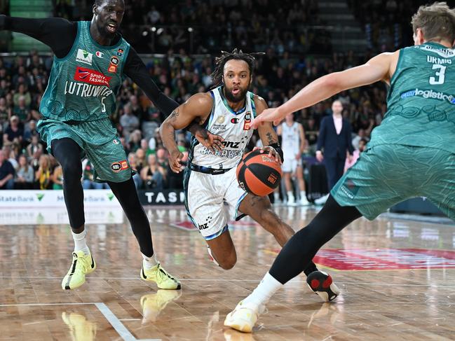 Parker Jackson-Cartwright is not only a star basketballer, but also a musician. Picture: Steve Bell/Getty Images