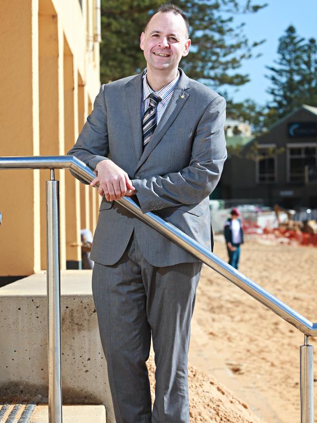 Vince De Luca at Manly Beach. Adam Yip/ Manly Daily